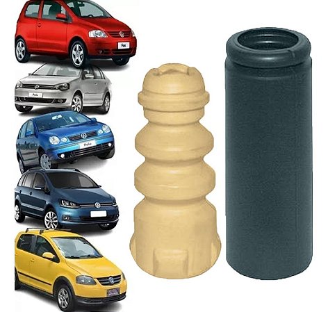 KIT BATENTE TRASEIRO ROLAMENTO COXIM SUPORTE AMORTECEDOR FOX SPACE CROSS 02/17 POLO 96/18 NEW BEETLE BORA 99 00 01 02 03 04 05 06 07 08 09 10 11 12 13 14 15 16 17 18 19 20 15282
