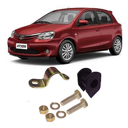 KIT ESTABILIZADORA BUCHA BARRA TOYOTA ETIOS 13/21 13 14 15 16 17 18 19 20 21 82145