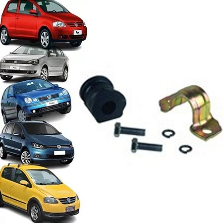 KIT ESTABILIZADORA BUCHA BARRA FOX CROSS SPACE 02/18 POLO 03/14 02 03 04 05 06 07 08 09 10 11 12 13 14 LADO ESQUERDO (MOTORISTA) 81170