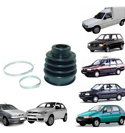 KIT COIFA HOMOCINÉTICO HOMOCINÉTICA (LADO CÂMBIO) UNO PREMIO ELBA FIORINO 96/04 PALIO SIENA STRADA 96/14 96 97 98 99 00 01 02 03 04 05 06 07 08 09 10 11 12 13 14 1.0/1.3/1.4 FIASA FIRE 80979