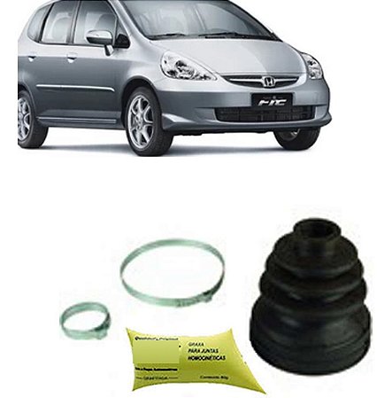KIT COIFA HOMOCINÉTICO HOMOCINÉTICA (LADO RODA) HONDA FIT 03/08 03 04 05 06 07 08 81003