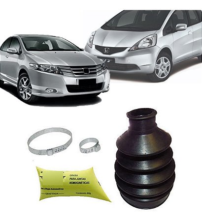 KIT COIFA HOMOCINÉTICO HOMOCINÉTICA (LADO RODA) NEW FIT CITY 1.4/1.5 09/16 09 10 11 12 13 14 15 16 82130