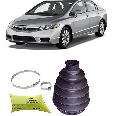 KIT COIFA HOMOCINÉTICO HOMOCINÉTICA (LADO RODA) HONDA CIVIC NEW 06/15 06 07 08 09 10 11 12 13 14 15 81921