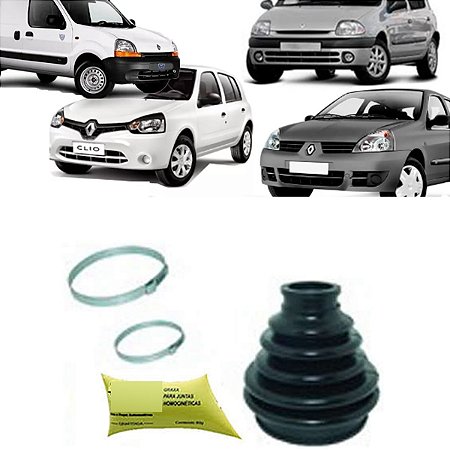 KIT COIFA HOMOCINÉTICO HOMOCINÉTICA (LADO RODA) CLIO 98/14 KANGOO 03/14 98 99 00 01 02 03 04 05 06 07 08 09 10 11 12 13 14 81021