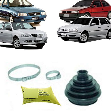KIT COIFA HOMOCINÉTICO HOMOCINÉTICA (LADO RODA) GOL G2/G3/G4 95/08 BOLA 95 96 97 98 99 00 01 02 03 04 05 06 07 08 81034