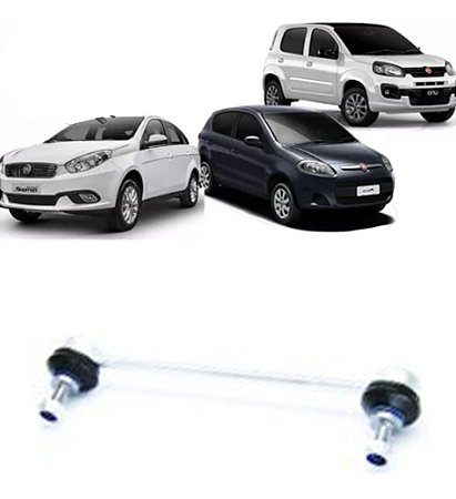 BIELETA SUSPENSÃO BARRA ESTABILIZADORA DIANTEIRA GRAND SIENA PALIO NOVO UNO EVO FIORINO 10/22 10 11 12 13 14 15 16 17 18 19 20 21 22 80885