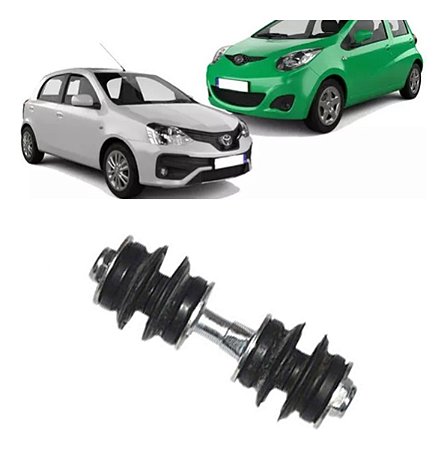 BIELETA SUSPENSÃO BARRA ESTABILIZADORA DIANTEIRA TOYOTA ETIOS YARIS JAC MOTORS JAC J2 15/22 15 16 17 18 19 20 21 22 81676