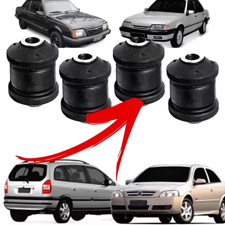 BUCHA BANDEJA SUSPENSÃO DIANTEIRA ASTRA 99/12 MONZA 91/96 VECTRA 97/06 ZAFIRA 99/12 91 92 93 94 95 96 97 98 99 00 01 02 03 04 05 06 07 08 09 10 11 12 80100 (MENOR) UNID.