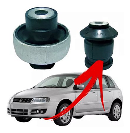 BUCHA BANDEJA SUSPENSÃO DIANTEIRA STILO 02/11 PUNTO LINEA 07/17 BRAVO 11/16 02 03 04 05 06 07 08 09 10 11 12 13 14 15 16 17 (MENOR) 80224 UNID.