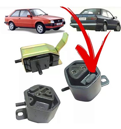 COXIM CÂMBIO MOTOR SUPORTE ESCORT VERONA APOLLO 83/92 83 84 85 86 87 88 89 90 91 92 80447/80299