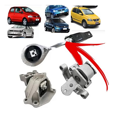 COXIM CÂMBIO MOTOR SUPORTE FOX CROSS SPACE GOL SAVEIRO VOYAGE 08/18 G5/G6/G7 POLO 08/16 08 09 10 11 12 13 14 15 16 17 18 80309