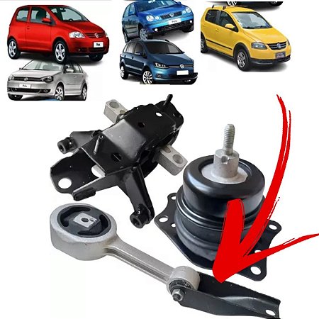 COXIM CÂMBIO MOTOR SUPORTE FOX CROSS SPACE GOL SAVEIRO VOYAGE 08/18 G5/G6/G7 POLO 08/16 08 09 10 11 12 13 14 15 16 17 18 80308