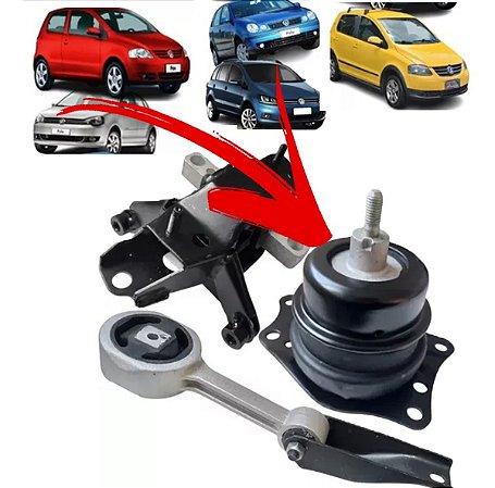 COXIM CÂMBIO MOTOR SUPORTE FOX CROSS SPACE GOL SAVEIRO VOYAGE 08/18 G5/G6/G7 POLO 08/16 08 09 10 11 12 13 14 15 16 17 18 80310