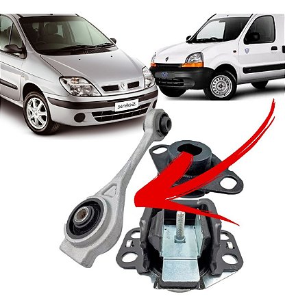 COXIM CÂMBIO MOTOR SUPORTE KANGOO/SCENIC 98 99 00 01 02 03 04 05 06 80675/CRU-4024