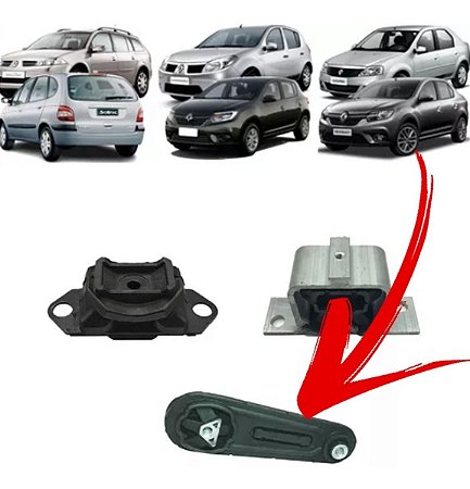 COXIM CÂMBIO MOTOR SUPORTE NISSAN 07/13 SENTRA TIIDA GRAND TOUR LOGAN MEGANE 07/20 07 08 09 10 11 12 13 14 15 16 17 18 19 20 80664
