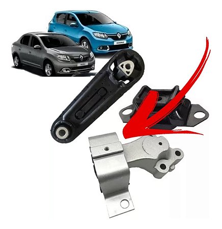 COXIM CÂMBIO MOTOR SUPORTE RENAULT LOGAN SANDERO 1.0 16V 07/22 07 08 09 10 11 12 13 14 15 16 17 18 19 20 21 22 80767
