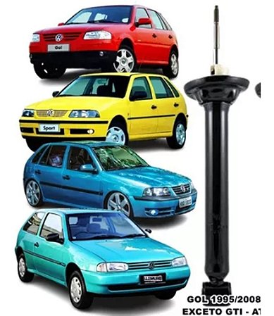 AMORTECEDOR TRASEIRO GOL PARATI 95/10 G2/G3/G4 GOL/VOYAGE G5/G6/G7 08/18 95 96 97 98 99 00 01 02 03 04 05 06 07 08 09 10 11 12 13 14 15 16 17 18 25002