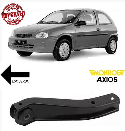 BANDEJA SUSPENSÃO DIANTEIRA CORSA 94/99 94 96 97 MODELO ANTIGO LADO ESQUERDO (MOTORISTA) AMD26851/0442075
