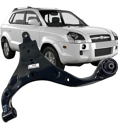 BANDEJA SUSPENSÃO DIANTEIRA HYUNDAI TUCSON 06/18 KIA SPORTAGE 05/14 06 07 08 09 10 11 12 13 14 15 16 LADO DIREITO (PASSAGEIRO) SEM PIVO 25601