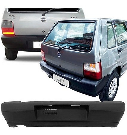 PARACHOQUE PARA-CHOQUE TRASEIRO UNO 04 05 06 07 08 09 10 11 12 PRETO POROSO TEXTURIZADO 3240