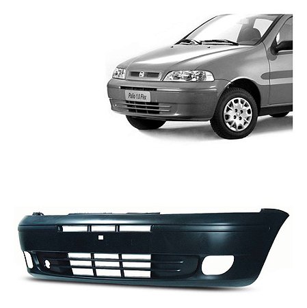 PARACHOQUE PARA-CHOQUE DIANTEIRO PALIO 01 02 03 04 05 06 07 PRETO LISO COM MILHA* 3262