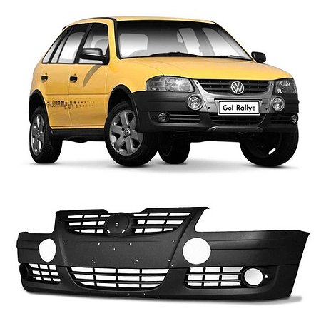 PARACHOQUE PARA-CHOQUE DIANTEIRO GOL PARATI SAVEIRO G4 99 05 06 07 08 09 10  RALLYE COM MILHA PRETO 6444
