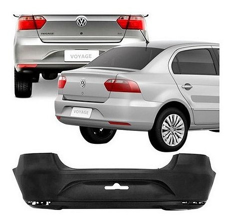 PARACHOQUE PARA-CHOQUE TRASEIRO VOYAGE G6 13 14 15 16 17 18 PRETO LISO* 6357