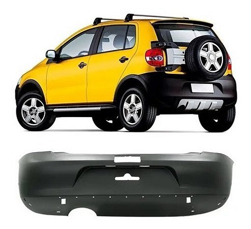 PARACHOQUE PARA-CHOQUE TRASEIRO CROSS FOX 05 06 07 08 09 10 PRETO TEXTURIZADO 6437