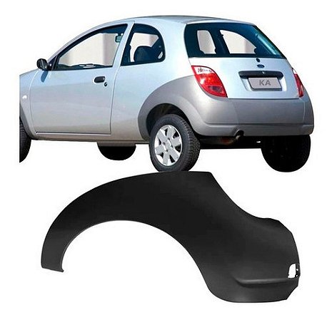 PARACHOQUE PARA-CHOQUE TRASEIRO KA KA 03 04 05 06 07 08 PRETO LISO LADO ESQUERDO (MOTORISTA) 2658