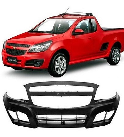 PARACHOQUE PARA-CHOQUE DIANTEIRO MONTANA 10 11 12 13 14 15 16 17 18 19 20 21 PRETO LISO* 1783