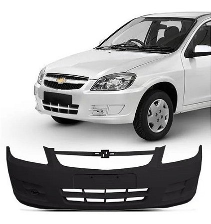 PARACHOQUE PARA-CHOQUE DIANTEIRO CELTA PRISMA 12 13 14 15 16 17 18 19 20 21 22 23 PRETO LISO* 1760