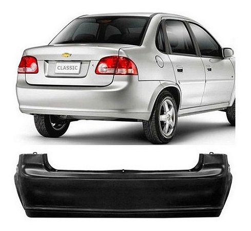 PARACHOQUE PARA-CHOQUE TRASEIRO CORSA CLASSIC 10 11 12 13 14 15 16 17 18 19 20 21 22 PRETO* 1697