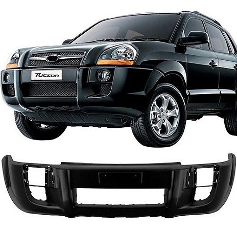 PARACHOQUE PARA-CHOQUE DIANTEIRO TUCSON 05 06 07 08 09 10 11 12 13 14 15 16 17 18 PRETO LISO 4340