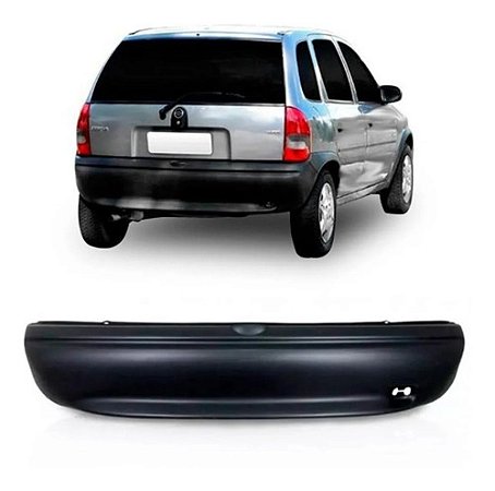 PARACHOQUE PARA-CHOQUE TRASEIRO CORSA 2P HATCH 4P 94 95 96 97 98 99 00 01 02 03 04 05 06 07 08 09 10 PRETO* 1620P