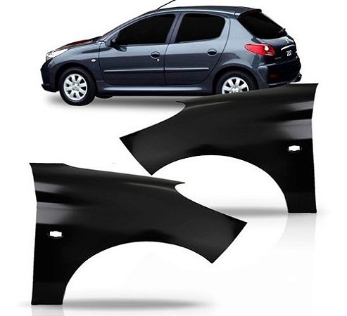 PARALAMA PEUGEOT 207 98 99 00 01 02 03 04 05 06 07 08 09 10 11 12 13 14 C/F PISCA S/F LADO DIREITO (PASSAGEIRO) 24422 UNID.