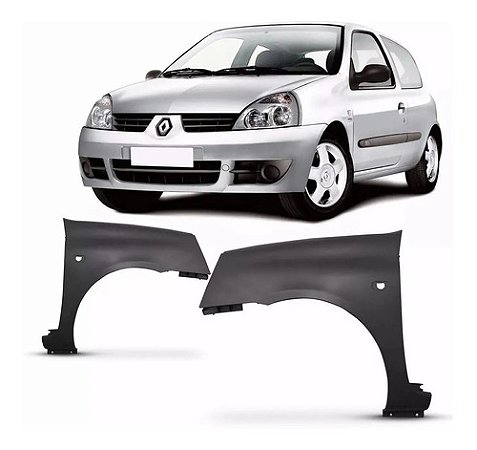 PARALAMA CLIO 03/11 03 04 05 06 07 08 09 10 11 CZA LADO ESQUERDO (MOTORISTA) 18247 UNID.