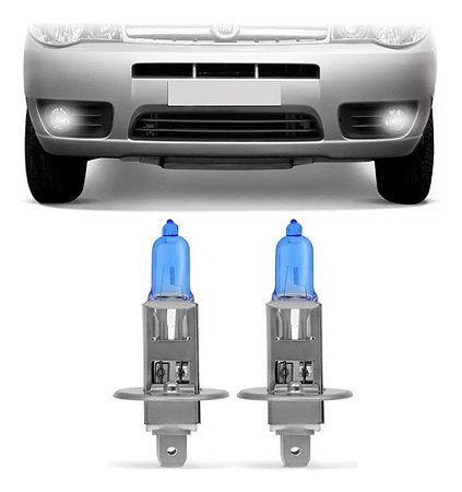 KIT LÂMPADA H1 SUPER BRANCA 12V 55W