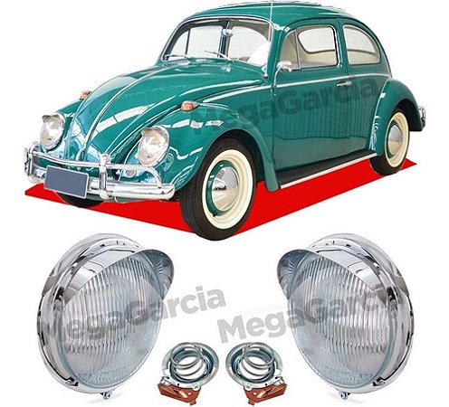 FAROL FUSCA 1200 1300 63/72 63 64 65 66 67 68 69 70 71 72 OLHO DE BOI C/PEST D/E FAV3520A