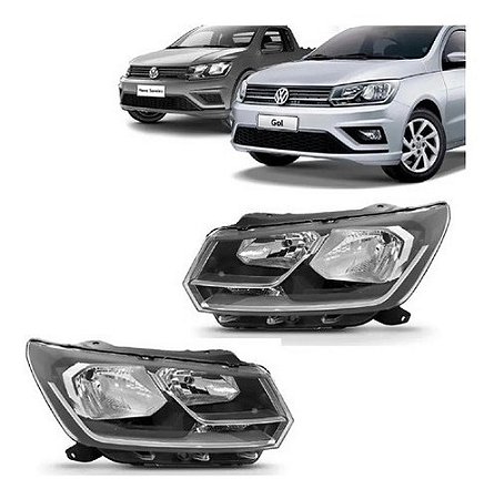 FAROL GOL VOYAGE G8 18/23 SAVEIRO G7 16/26 FOCO SIMPLES 16 17 18 19 20 21 22 23 LADO DIREITO (PASSAGEIRO) 14143326