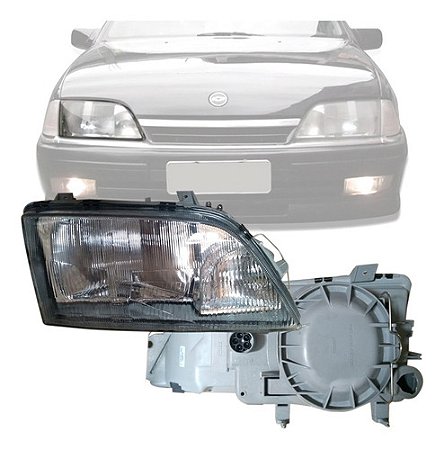 FAROL OMEGA C/AUX 93/98 93 94 95 96 97 98 LADO ESQUERDO (MOTORISTA) 60103