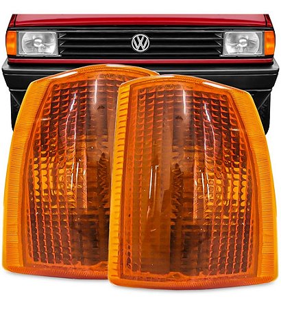 LANTERNA DIANTEIRA PISCA GOL VOYAGE PARATI SAVEIRO 87/90 87 88 89 90 QUADRADO QUADRADA AMARELO LADO DIREITO (PASSAGEIRO) 101212