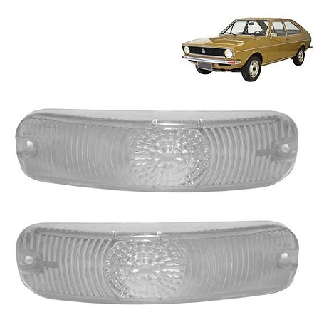 LANTERNA DIANTEIRA PISCA PASSAT 75 76 77 78 79 80 CRISTAL D/E ART1319-CRIS