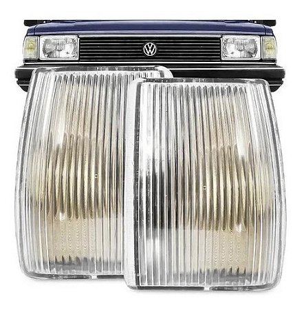 LANTERNA DIANTEIRA PISCA SANTANA 85/90 85 86 87 88 89 90 QUANTUM CRISTAL LADO ESQUERDO (MOTORISTA) 7894915001091 103742