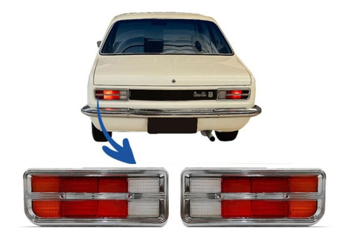 LANTERNA TRASEIRA CHEVETE 73/77 74 75 76 77 78 LADO ESQUERDO (MOTORISTA) ART1011