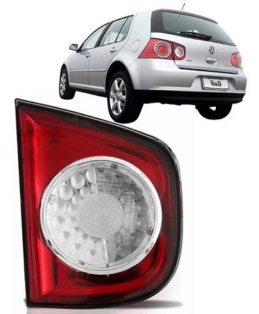 LANTERNA TRASEIRA GOLF 08/15 08 09 10 11 12 13 14 15 TAMPA BICOLOR CRISTAL LADO ESQUERDO (MOTORISTA) 14141346