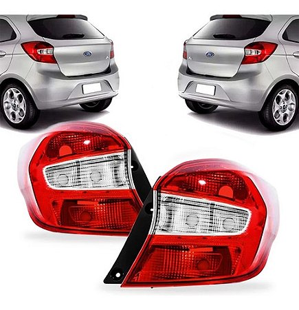 LANTERNA TRASEIRA KA 15/21 15 16 17 18 19 20 21 HATCH LADO DIREITO (PASSAGEIRO) 6160064