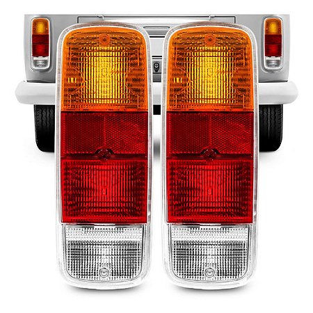 LENTE LANTERNA TRASEIRA KOMBI CLIPER 76/ 76/14 76 77 78 79 80 81 82 83 84 85 86 87 88 89 90 91 92 93 94 95 96 97 98 99 00 01 02 03 04 05 06 07 08 09 10 11 12 13 14 TRICOLOR 21744 UNID.