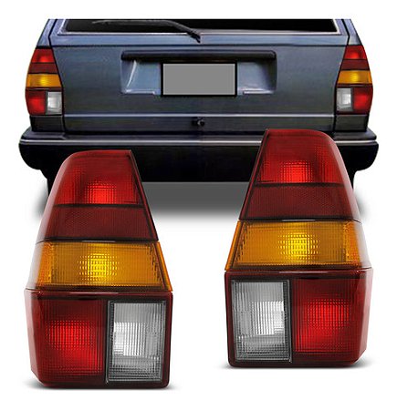 LANTERNA TRASEIRA QUANTUM 91/98 91 92 93 94 95 96 97 98 RUBI BICOLOR LADO DIREITO (PASSAGEIRO) 6161118