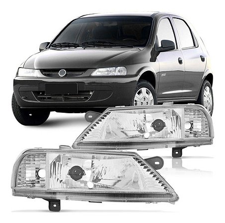 FAROL CELTA 00/06 00 01 02 03 04 05 06 CROMADO LADO ESQUERDO (MOTORISTA) 14142289 UNID.