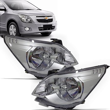 FAROL COBALT 12/22 12 13 14 15 16 17 18 19 20 21 22 CROMADO LADO ESQUERDO (MOTORISTA) 14143057 UNID.